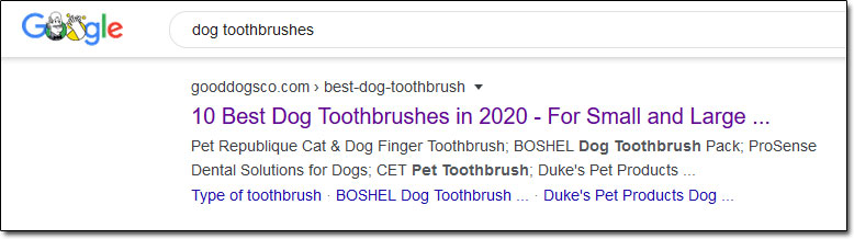 Dog Toothbrushes Google Search Results